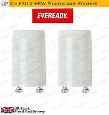 2 x  EVEREADY Fluorescent Starter 4-65W FSU 220-240V Flu Tube Start FS-U UK