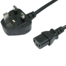 3M Metre UK Mains Power Plug