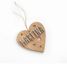 Personalised Wooden Hearts. To