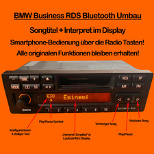 BMW Business RDS Bluetooth Conversion (Song Title + Artist in Display)