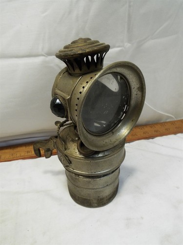 Early bicycle carbide lamp - bicycle,