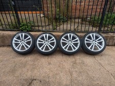 JAGUAR XF X250 SET OF 4 20" SENTA ALLOY WHEELS WITH TYRES 6W83-1007-EC