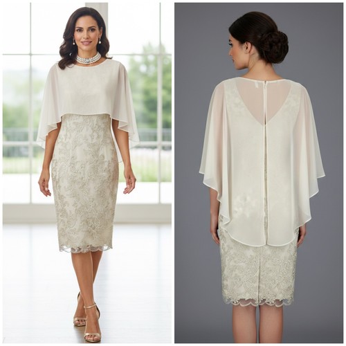 Gina bacconi cream lace - bacconi, cape