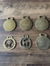 Vintage Decorative Plaques Horse Harness Brasses Collectible Job Lot Bundle