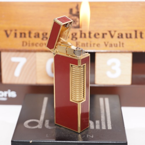 Dunhill lighter red - dunhill, lacquer_
