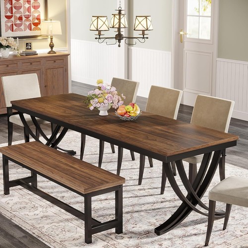 Rectangular dining table for - table,