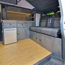 Premium Campervan Kitchen Units, Lightweight Van Furniture for VW SWB T5 and T6