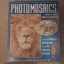 PhotoMosaics Jigsaw Puzzle 1000 Piece Miniature photographs Lion sealed