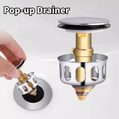 Bath drain full - full, copper