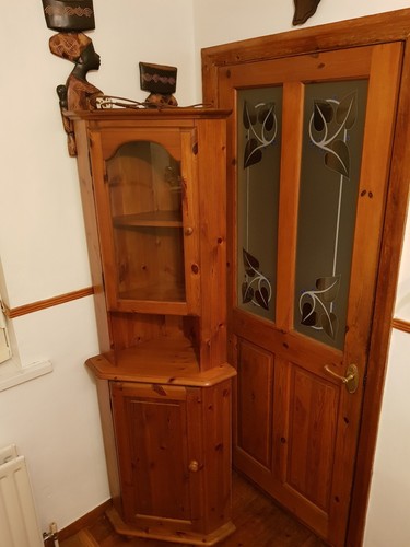 Antique pine kitchen units