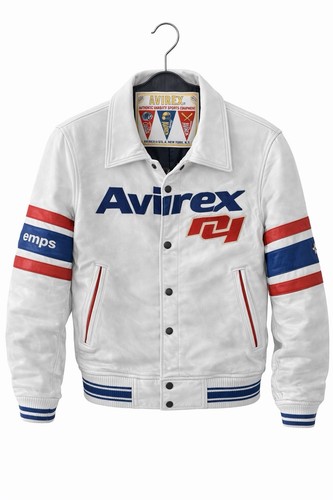 Avirex real leather varsity - real,