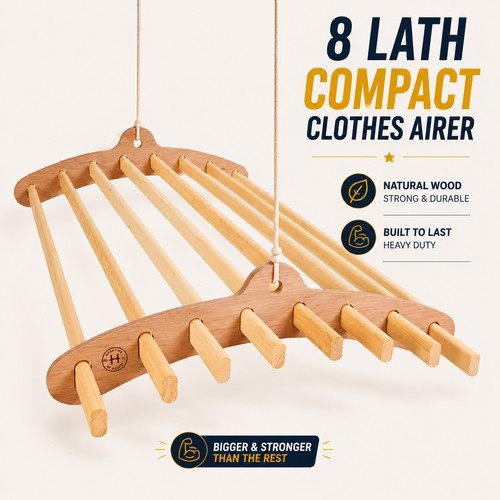 Compact wooden hanging - wooden,