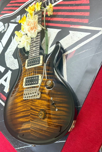 Prs custom black gold - black, burst