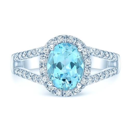 18k white gold oval cut - gold,