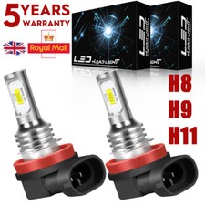 2X H11 LED Headlight Bulbs Kit