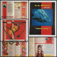 Original 1959 U.S. Divers "aqua-lung" Scuba Equipment Catalog