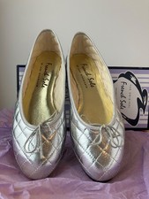 French Sole Silver Leather