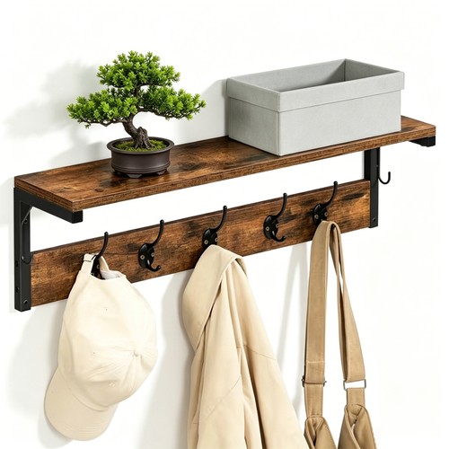 Wall mounted wooden coat - wall, &