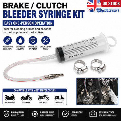 Motorcycle brake bleeding - bleeding, kit