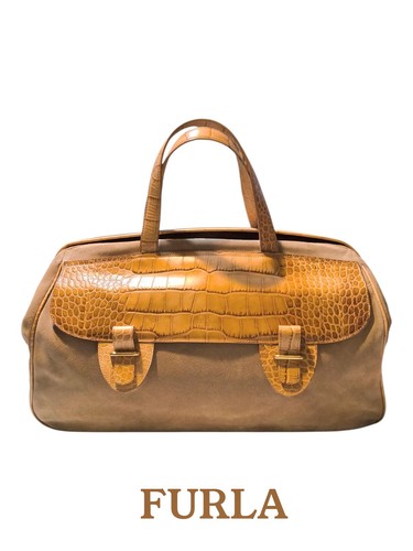 Furla suede doctor bag - doctor,