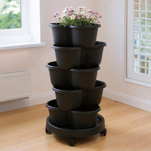 Tier vertical planter tower - 5,