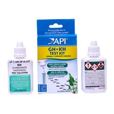 API GH & KH WATER TEST KIT FISH TANK TROPICAL POND GENERAL CARBONATE HARDNESS