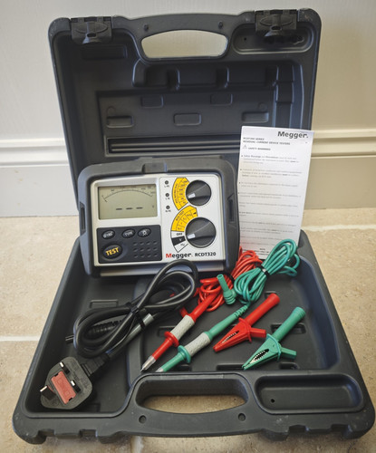 Megger rcdt320 rcd tester with - rcdt320,