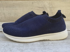 Vagabond Cintia Navy Sockliner Mesh Comfort Sporty Loafer Shoes Size 6.5 40