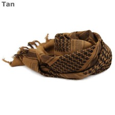 MFR Arab Shemagh Kaffiyeh Turban Palestine Wrap Scarf Shawl Military Polyester