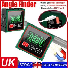 360° Magnetic Digital Protractor Angle Finder Gauge Inclinometer Level Meter