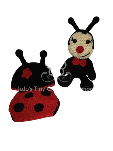 Ladybug outfit doll gift set - ladybug,