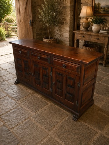 Antique reproduction dark - reproduction, oak