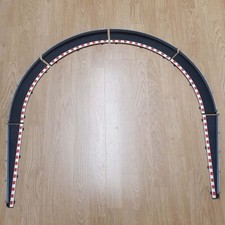 Scalextric Sport 1:32 Black Borders & Barriers - Outer x 4 Lead In x 2
