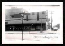 BUS STATION NEON SIGN CARS 4th PLACE STREET SIGN OLD/VINTAGE PHOTO- B596