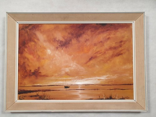 Vintage raymond klee oil - vintage,