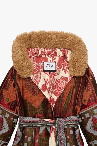 Zara atelier jacquard coat - atelier,