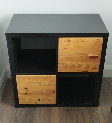 Ikea kallax brown shelving - 2,