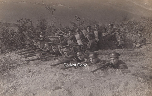 Ww1 rppc british - british, soldiers