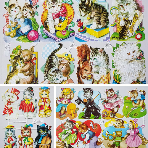 Vintage style die cut paper - vintage,