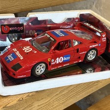 Bburago 1/18 Scale Ferrari France  F40 Limited Edition Red Model Hobby IMSA 1990