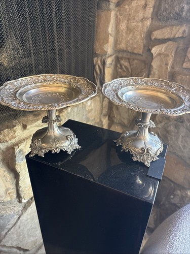 Pair vintage german silver - of,