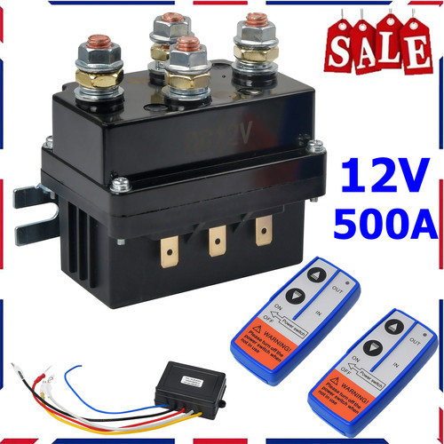 12v 500a contactor winch - hd,