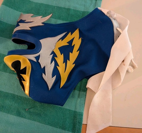 Hayabusa wrestling mask blue - hayabusa,
