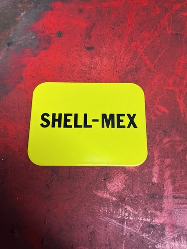 Vintage shell mex - petrol, pump