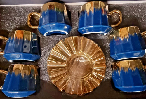 Stunning turkish tea set - stunning,