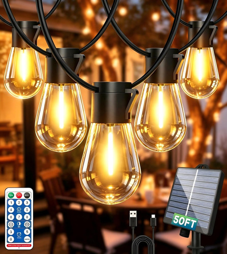 Litohom solar festoon lights - litohom,