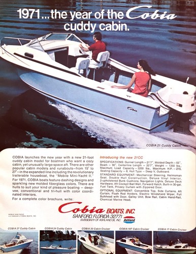 1971 cobia cuddy cabin - 21, &