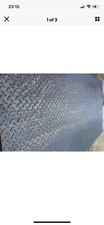 Mild Steel Chequer Plate 3mm Thick ( Durbar) 1m Long 250mm Wide .. Cheapest