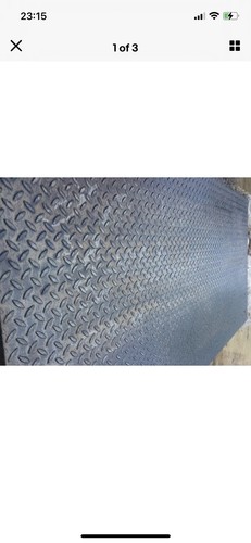 Mild steel chequer plate 3mm - chequer,