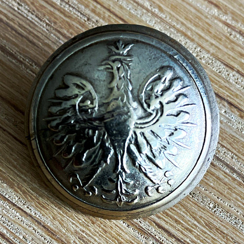 Polish army button - button, with